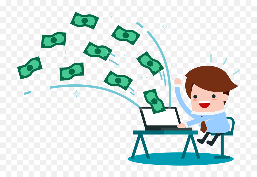 Flosocial Desk Raining Money - Raining Money Cartoon Png,Raining Money Transparent