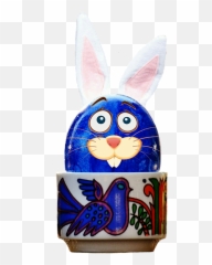 Funny Hare Rabbit Ears - Menghias Telur Paskah png