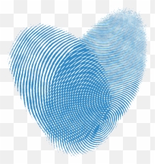 Fingerprint Heart Free Stock Photo - Corazon Con Huellas Digitales Png