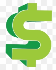 Free Money Dollar Sign Png With - Vertical