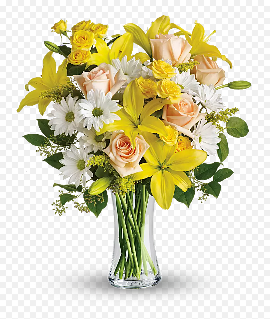 Teleflorau0027s Daisies And Sunbeams U2013 Roslynflorist - Flower Bouquet Png,Sunbeams Png