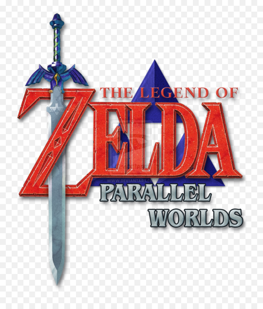 The Legend Of Zelda Parallel Worlds Logo Png Transparent - Legend Of Zelda Parallel Worlds Logo,Zelda Logo Png