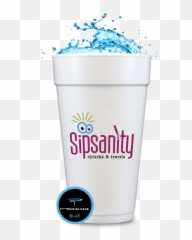 Powerade Blue - Cup png