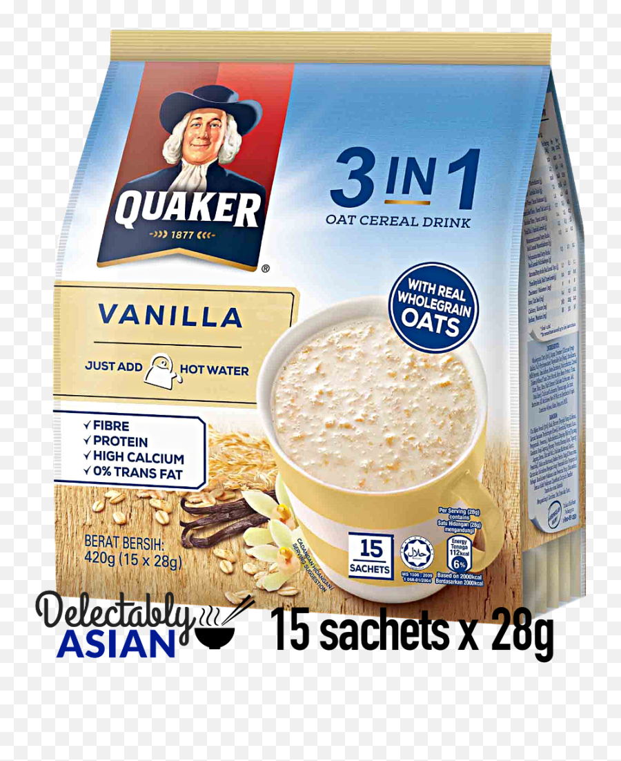 Quaker Oats 3 - Quaker 3 In 1 Png,Quakers Oats Logo