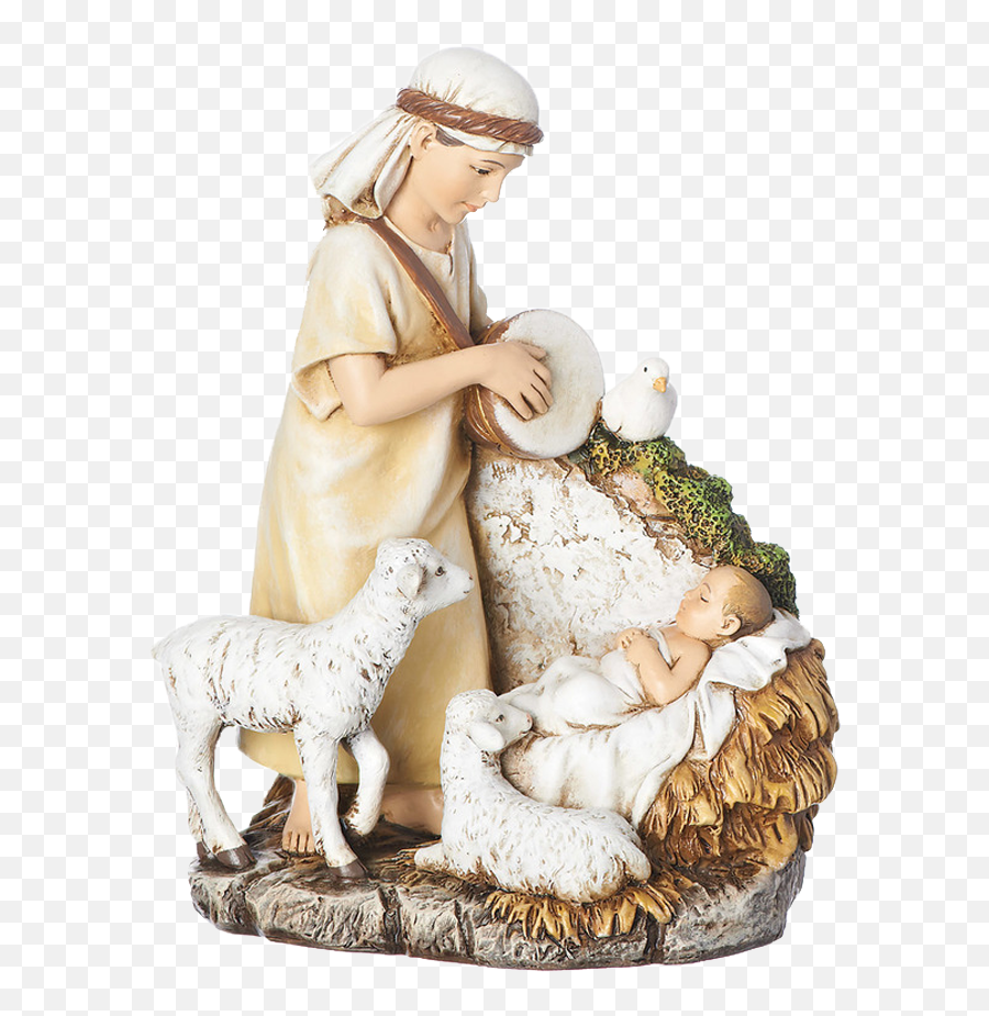 Shepherd With Baby Jesus Nativity - Little Drummer Boy Baby Jesus Png,Baby Jesus Png