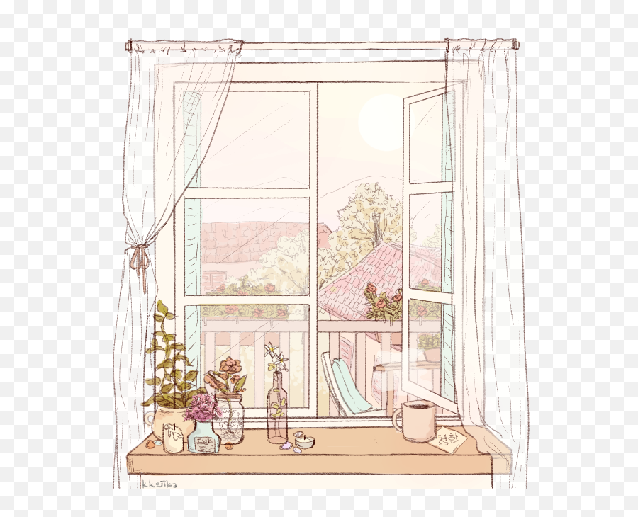 Open Window Drawing Png - Aesthetic Window Drawing,Open Window Png - free  transparent png images 