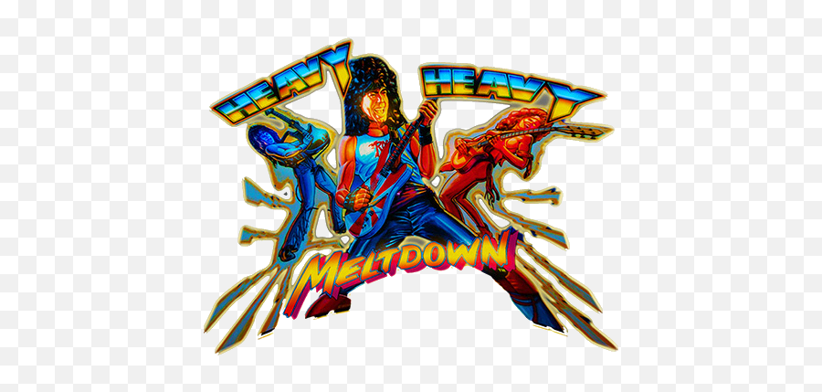 Heavy Metal Meltdown - Bally Game Specific Items Heavy Metal Meltdown Pinball Png,Heavy Metal Logo