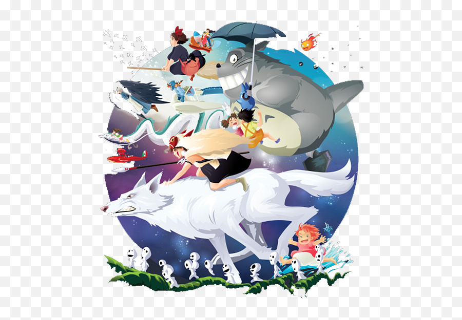 Totoro Studio Ghibli Beach Towel - Totoro Studio Ghibli Art Png,Totoro Transparent