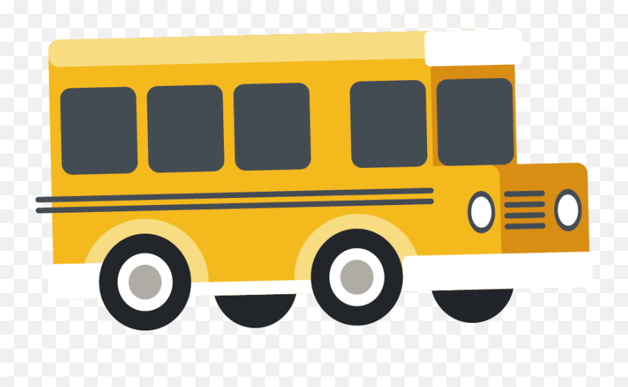 School Bus Png - Cartoon Bus Vector Png,School Bus Transparent