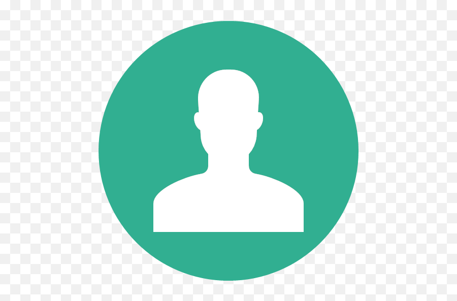 Avatar Circle Male Profile User Icon - Web Ui Color Png,User Icon