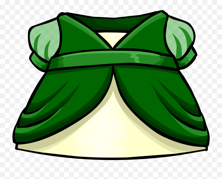 Emerald Dress Club Penguin Wiki Fandom - Red Cartoon Dress Png,Dress Icon Png