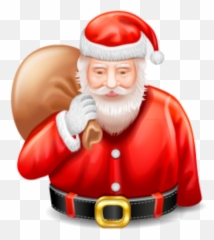 Santa Claus Free Icon Of Christmas - png