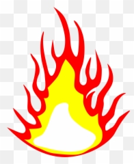 5 Fire Flame Clipart Transparent - Art Png
