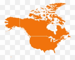 North America Without Mexico Png Image - Flight Path From Calgary To Hawaii