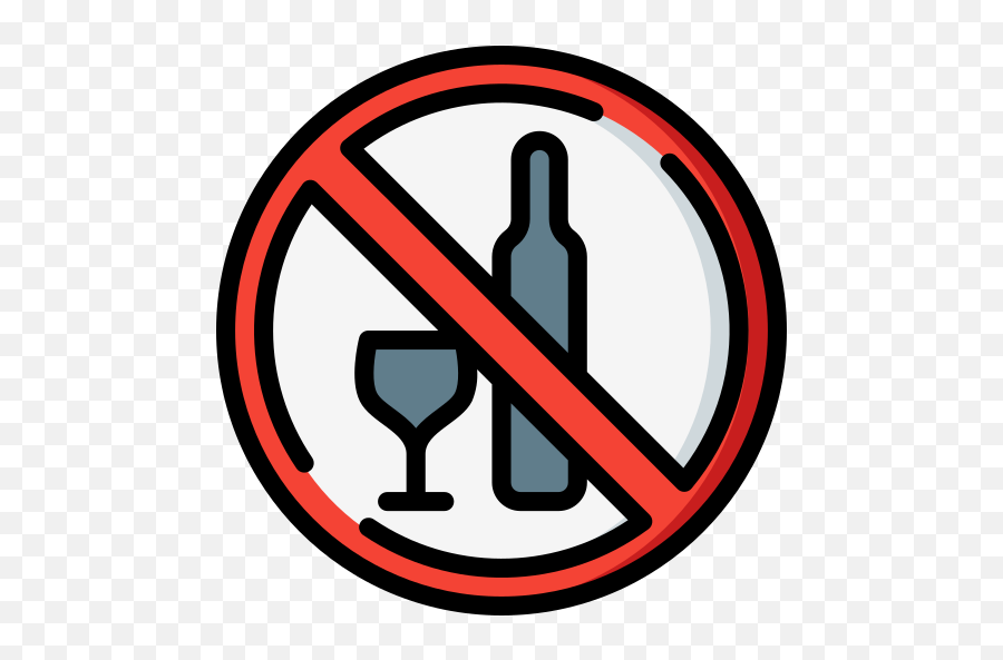 No Alcohol - Not Drinking Alcohol Drawing Png,
