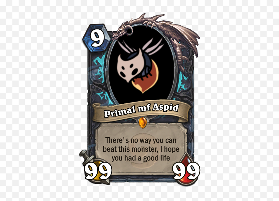 Haha Primal Aspid Bad Gimme My Upvotes - Hearthstone Jojo Reference Png,Spiderpig Icon