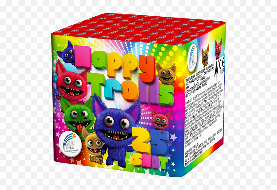 Absolute Fireworks Happy Trolls - 25 Shot Barrage Astounded Trolls Png,Trolls Png