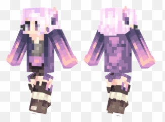 Lavender Minecraft Girl Skins Aesthetic Png
