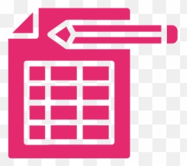 Power To Make Difference - Spreadsheet Black White Icon png