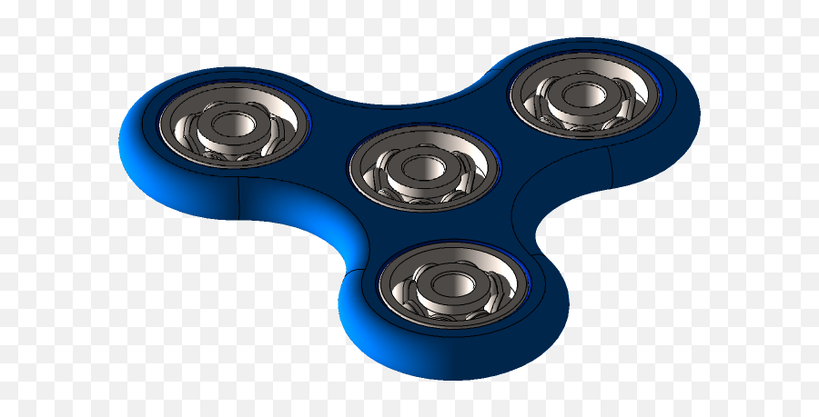 Fidget Spinner 3d Cad Model Library Grabcad - Solid Png,Fidget Spinner Icon