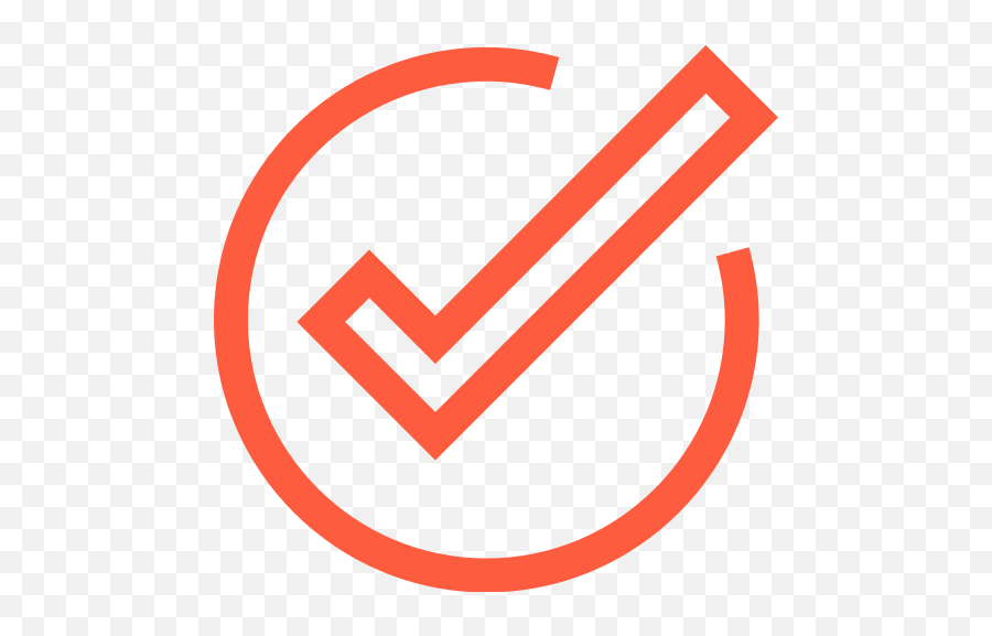 Approve Check Complete Done Mark Ready Success Icon - Success Icon Orange Png,Check Mark Flat Icon