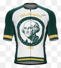 Scudopro Pro - Elite Short Sleeve Cycling Jersey Washington Usa State Icon Landmark Symbol Identity Men And Women Long Sleeve Png,Wa Icon