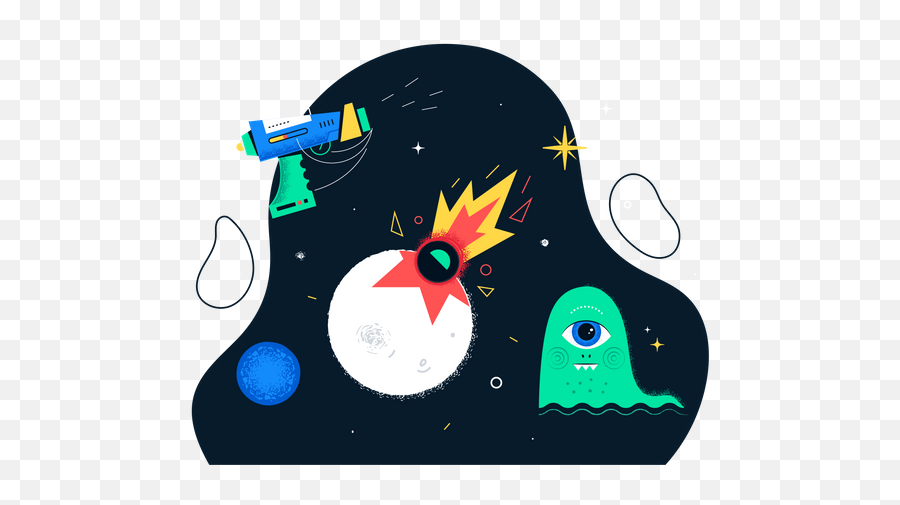 Alien Icon - Download In Flat Style Flat Design Png,Alien On Chrome Icon
