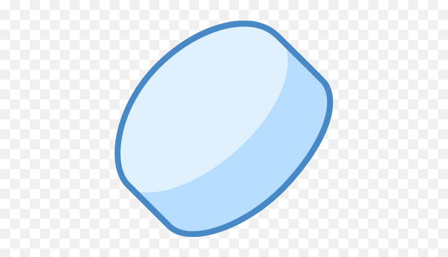 Puck Icon In Blue Ui Style - Dot Png,Blue Snowball Icon