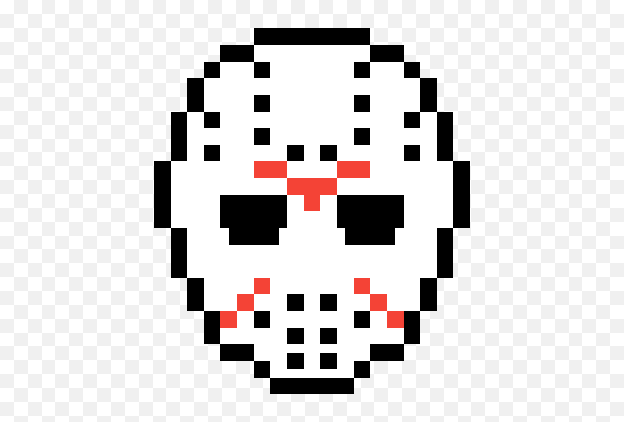 Jason Mask - Jason Mask Pixel Art Clipart Full Size Jason Voorhees Pixel Art Png,Jason Png