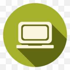 Laptop Icon - Circle Full Size PNG Download SeekPNG