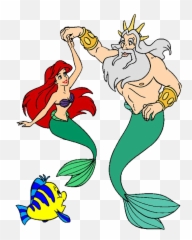 Ariel King Triton Png Image All - Triton Ariel,Ariel Png