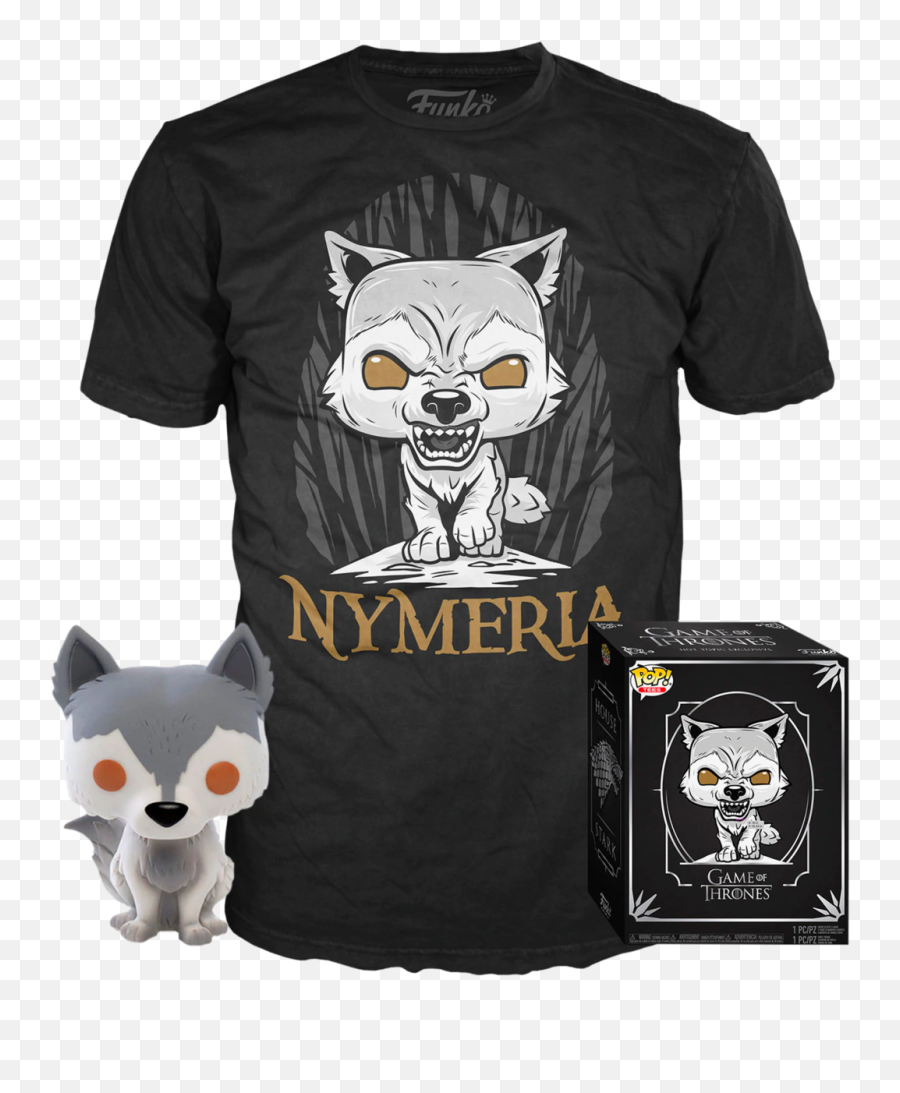 Funko - Game Of Thrones Nymeria Vinyl Figure U0026 Tshirt Box Set Nymeria Funko Pop And Tee Png,Game Of Thrones Png