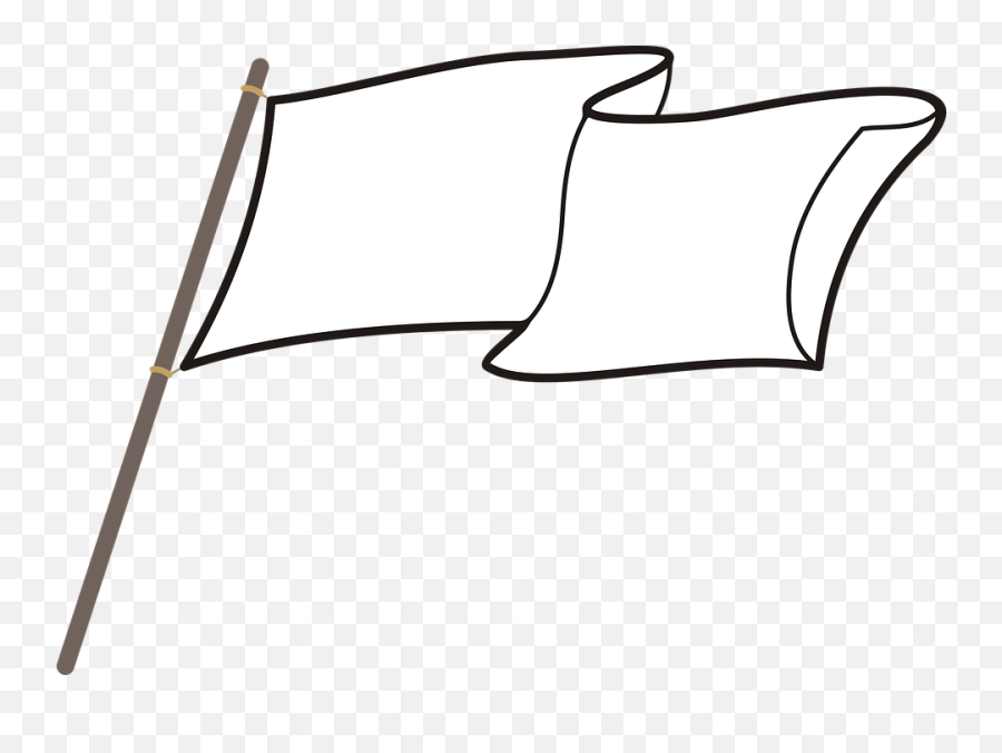 Flag White Symbol - Animasi Bendera Putih Menyerah Png,White Flag Png