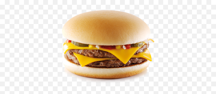 Double Cheese Burger Mcd Png Image - Double Cheese Burger Mcdo,Cheeseburger Transparent