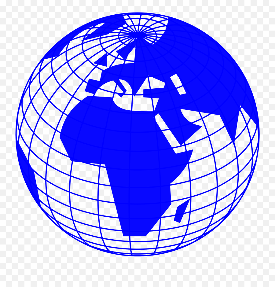 Orange globe symbol (png icon)