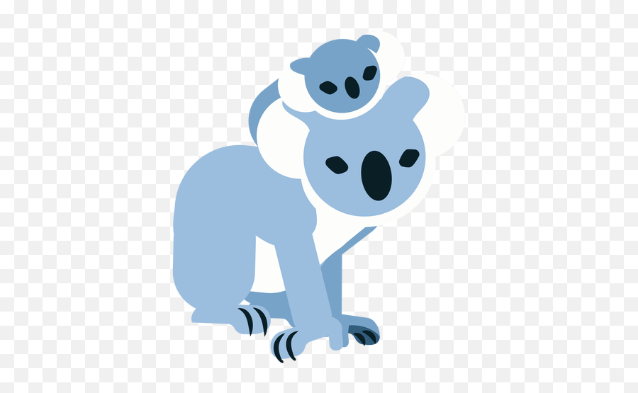 Koala Claw Ear Nose Baby Rounded Flat - Transparent Cartoon Png,Claw Png