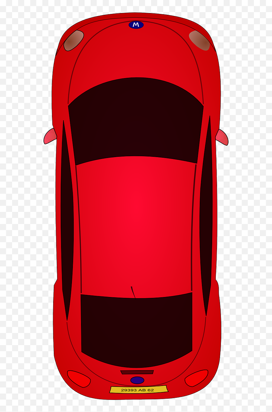 Car Vehicle Red - Free Vector Graphic On Pixabay 2d Car Top View Png,Top Of Car Png