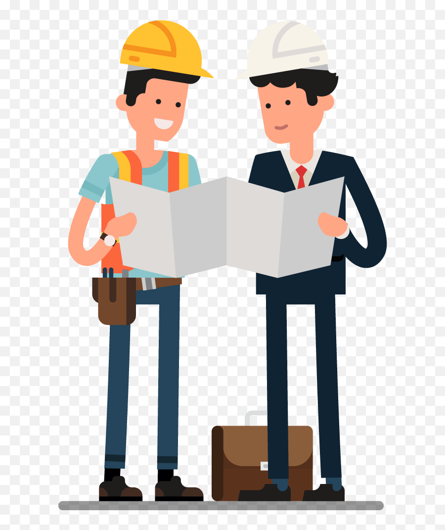 Engineering Clipart Construction Worker - Civil Engineer Clipart Png,Worker Png