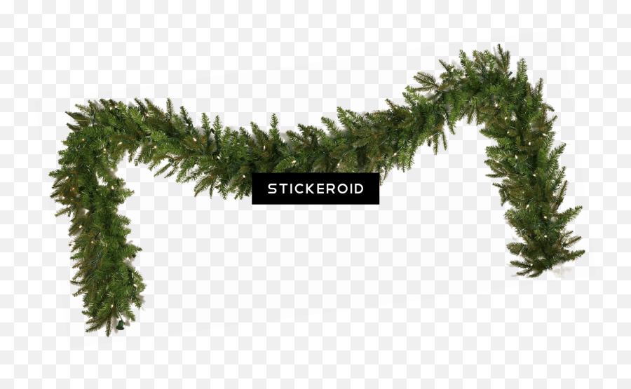 Garland Christmas Simple - Christmas Garland Images Download Png,Garland Transparent Background