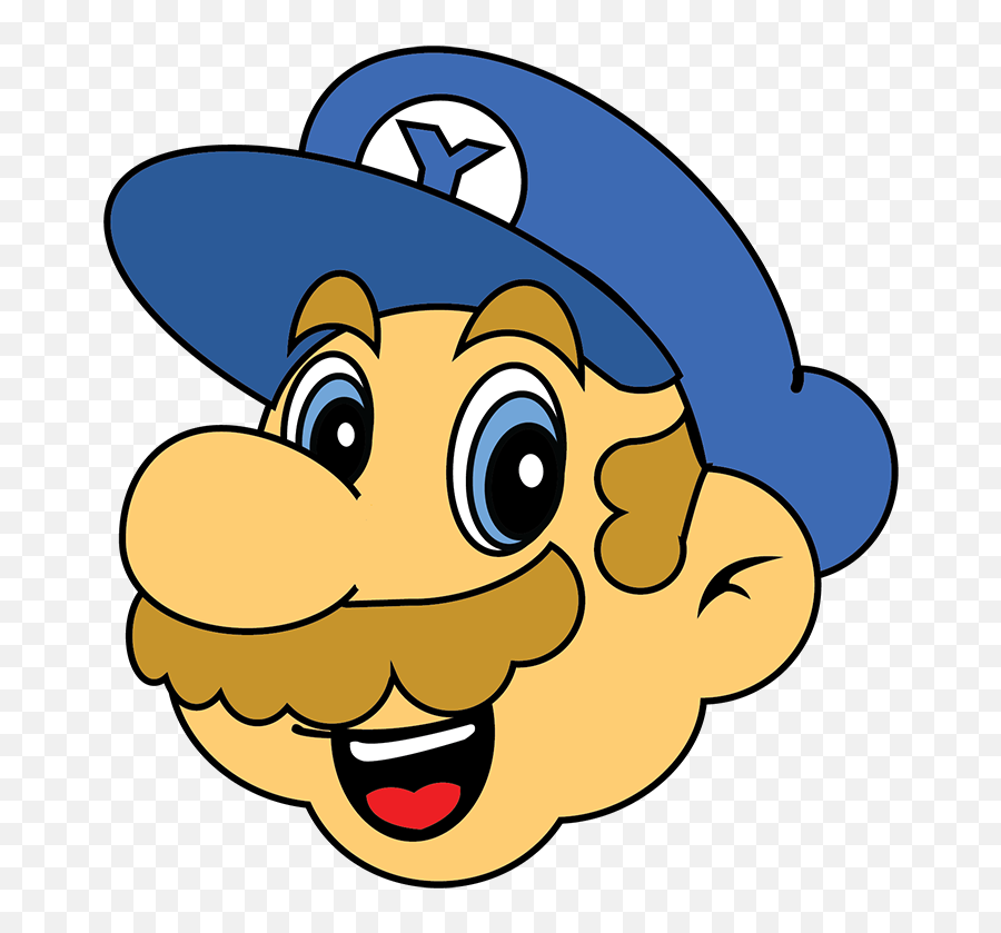 Yorick - Mario On Behance Clip Art Png,Mario Face Png