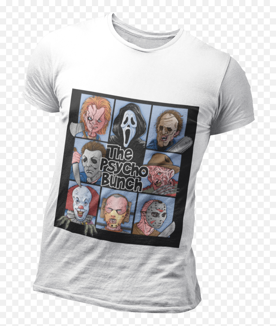 Halloween Horror Freddy Kruger Cartoon Jaws Birthday Scary Chucky Childs Play 2 T Shirt Men Unisex New Fashion Tshirt - Tupac Mike Tyson Shirt Png,Chucky Png