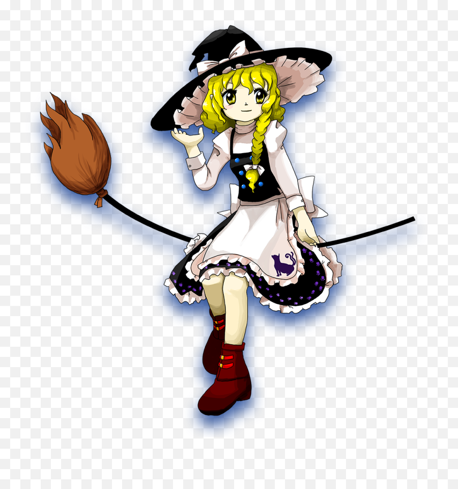 Anime Hat Png - Marisa Kirisame Wily Beast And Weakest Wily Beast And Weakest Creature Marisa,Beast Png