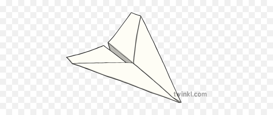 Paper Plane Illustration - Twinkl Origami Paper Png,Paper Airplane Png