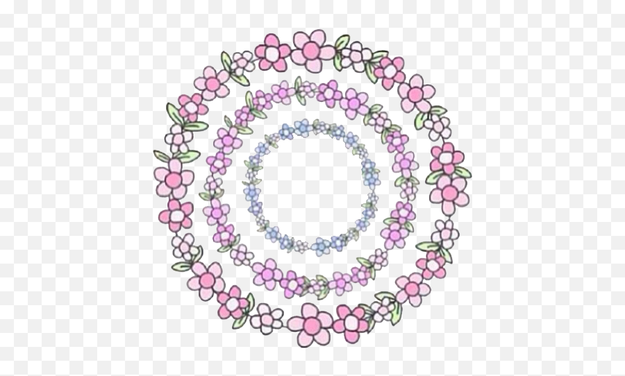 Flower Crown Transparent Overlay - Flower Overlay Png Full Make You Trip Out,Flower Overlay Png