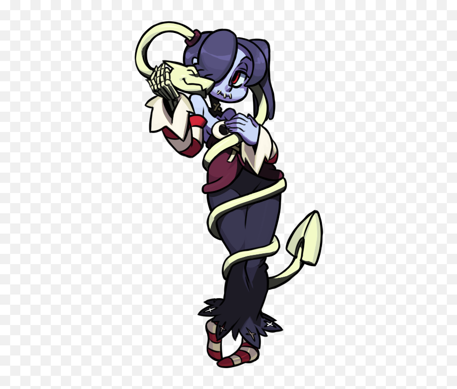 Leviathan Coils Around Squigly And Gives Her A Hug - Squigly Squigly Png,Leviathan Png