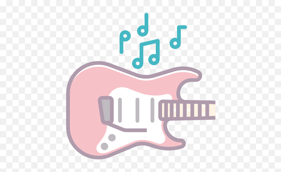 Electric Guitar Free Icon Of Device Vol6 Icons - Pink Guitar Icon Png,Guitar Icon Png