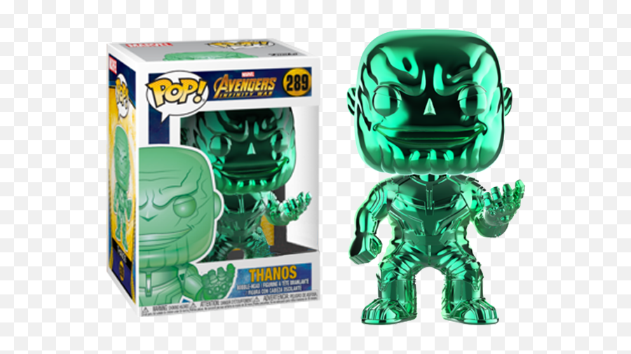 Avengers Infinity War Funko Pop Thanos Green Chrome 289 - Thanos Pop Special Edition Png,Thanos Png