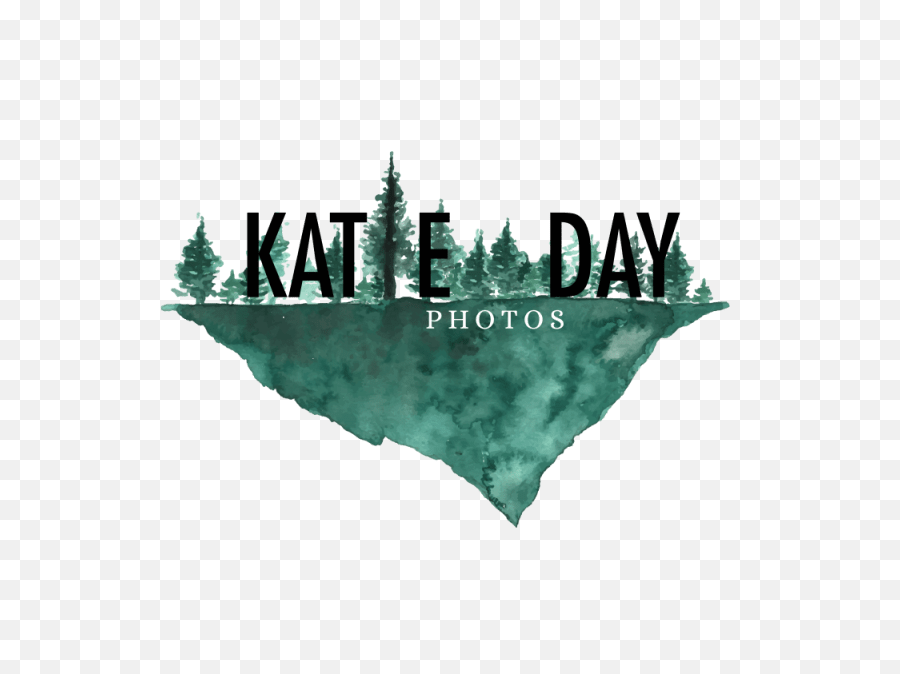 Katie Day Custom Watercolor Logo - Tree Png,Watercolor Logo