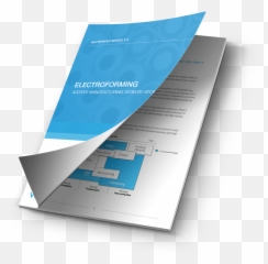 Whitepaper Electroforming - Flyer Png,White Paper Png