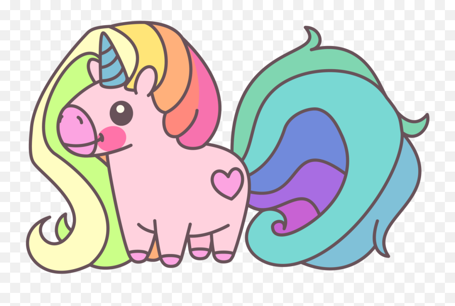 Rainbow Unicorn - Rainbow Unicorn Unicorn Hd Png,Cute Unicorn Png